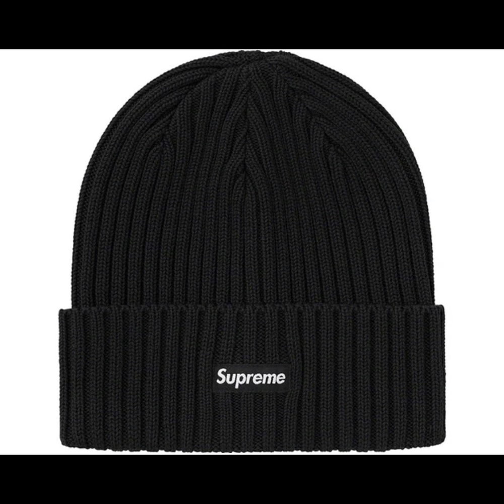Supreme Overdyed Beanie Black